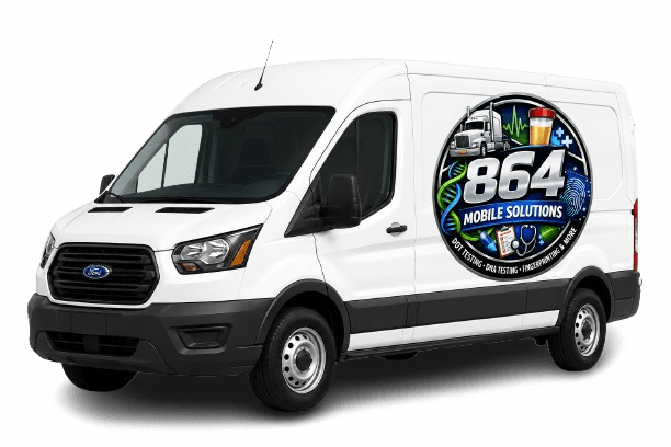 White 864 Mobile Solutions van